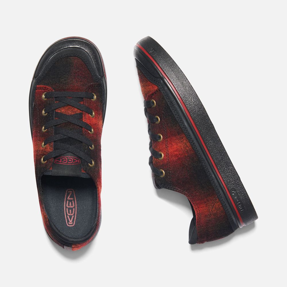 Keen Tygskor Dam Röda/Svarta - Elsa Iv Sneaker - 937821YHD